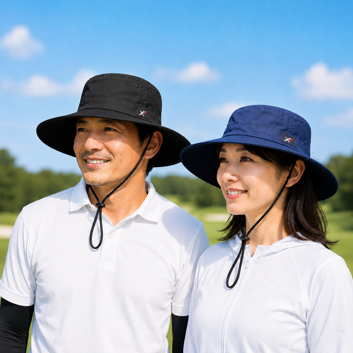 コアシールド バケットハット|近赤外線76%以上カット UPF50+|全周つばで顔・首まで