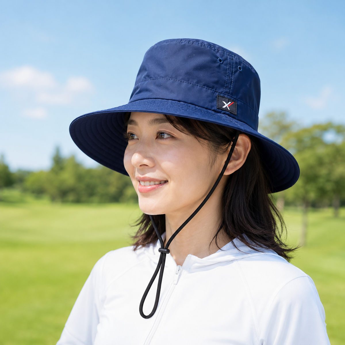 コアシールド バケットハット|近赤外線76%以上カット UPF50+|全周つばで顔・首まで